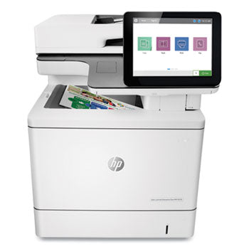 HP Color LaserJet Enterprise Flow MFP M578c Multifunction Printer, Copy/Fax/Print/Scan