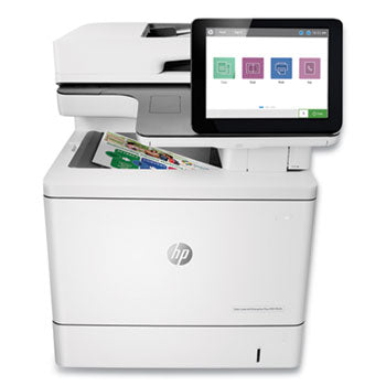 HP Color LaserJet Enterprise Flow MFP M578z Wireless Multifunction Printer, Copy/Fax/Print/Scan
