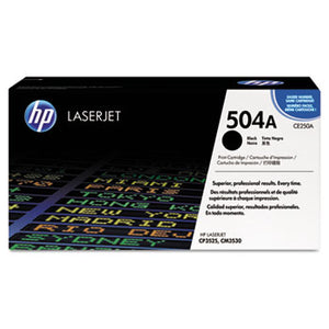 HP HP 504A (CE250A) Black Original LaserJet Toner Cartridge (5000 Yield)