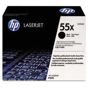 HP 55X (CE255X) High Yield Black Original LaserJet Toner Cartridge