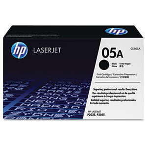 HP 05A (CE505A) Black Original LaserJet Toner Cartridge (2300 Yield)