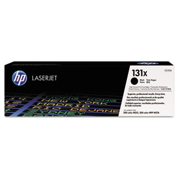 HP 131X (CF210X) Black Original LaserJet Toner Cartridge (2400 Yield)