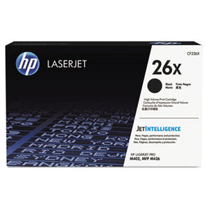 HP 26X (CF226X) LaserJet Pro M402 MFP M426 High Yield Black Original LaserJet Toner Cartridge (9000 Yield)