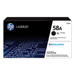 HP 58A (CF258A) Black Original LaserJet Toner Cartridge (3000 Yield)