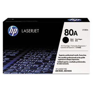 HP 80A (CF280A) Black Original LaserJet Toner Cartridge (2700 Yield)