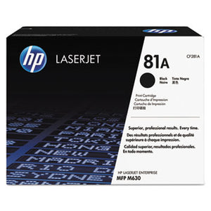 HP 81A, (CF281A) Black Original LaserJet Toner Cartridge