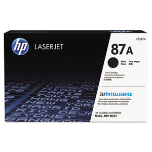 HP 87A (CF287A) LaserJet Enterprise M506 (Flow) MFP M527 Pro M501 Black Original LaserJet Toner Cartridge (9000 Yield)