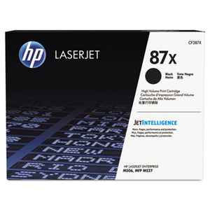 HP 87X (CF287X) High Yield Black Original LaserJet Toner Cartridge (18000 Yield)