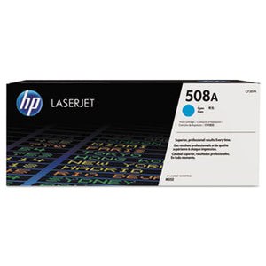 HP 508A (CF361A) Color LaserJet M552 M553 (Flow) MFP M577 Cyan Original LaserJet Toner Cartridge (5000 Yield)