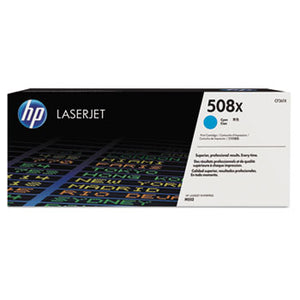 HP HP 508X (CF361X) High Yield Cyan Original LaserJet Toner Cartridge (9500 Yield)