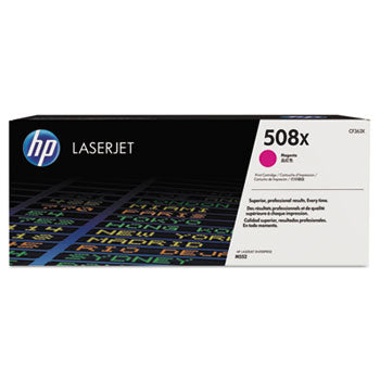 HP 508X (CF363X) High Yield Magenta Original LaserJet Toner Cartridge (9500 Yield)