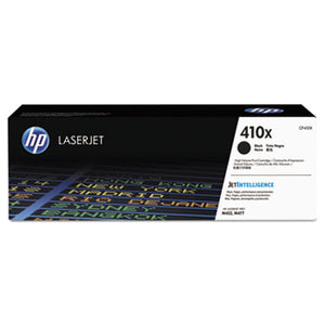 HP 410X (CF410X) High Yield Black Original LaserJet Toner Cartridge (6500 Yield)