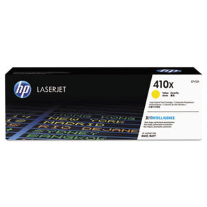 HP 410X (CF412X) High Yield Yellow Original LaserJet Toner Cartridge (5000 Yield)