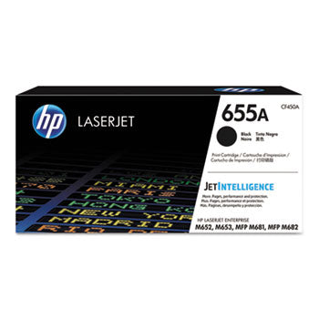 HP 655A, (CF450A) Black Original LaserJet Toner Cartridge