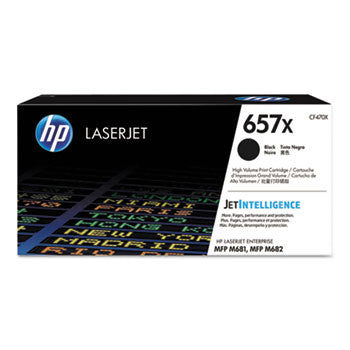 HP 657X, (CF470X) High-Yield Black Original LaserJet Toner Cartridge