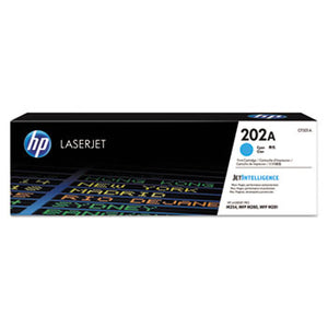 HP 202A, (CF501A) Cyan Original LaserJet Toner Cartridge