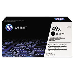 HP 49X (Q5949X) Black Original LaserJet Toner Cartridge (6000 Yield)