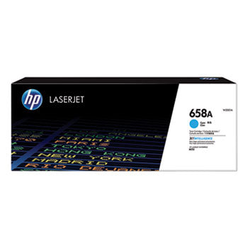 HP 658A, (W2001A) Cyan Original LaserJet Toner Cartridge