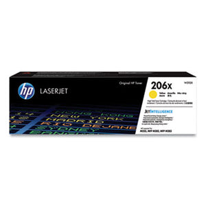 HP 206X, (W2112X) High-Yield Yellow Original LaserJet Toner Cartridge