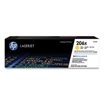 HP 206X, (W2112X) High-Yield Yellow Original LaserJet Toner Cartridge